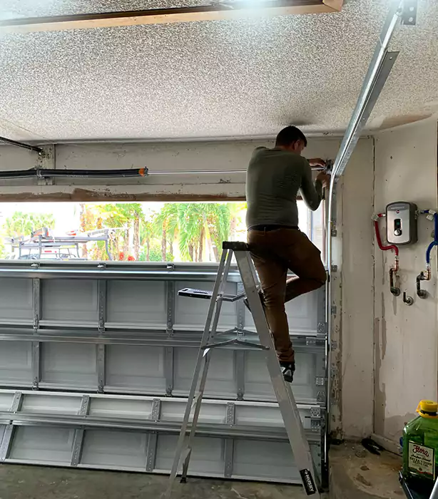 Garage Door Track Replacement in Virginia Gardens, FL
