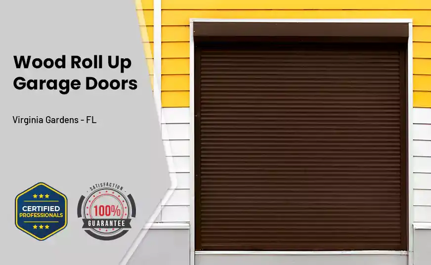 Wood Roll Up Garage Doors Virginia Gardens - FL